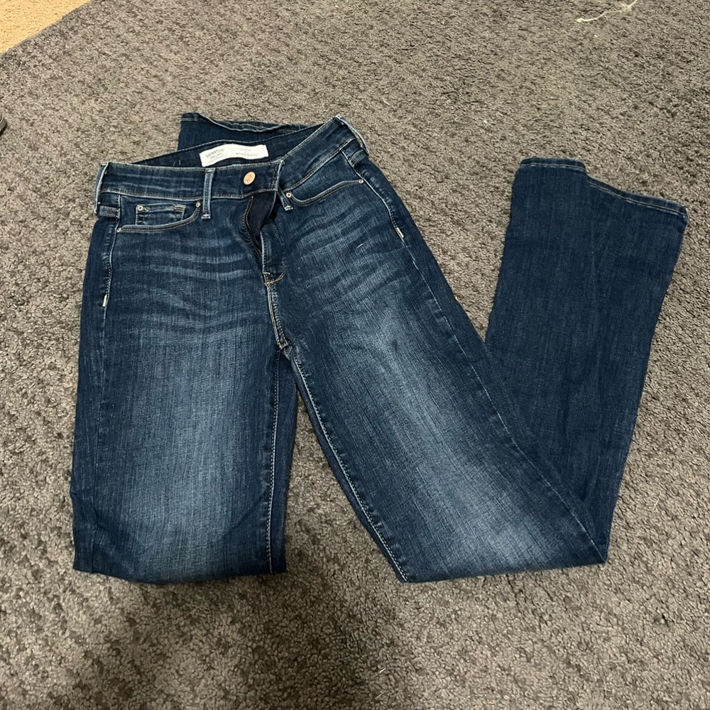 Mid rise bootcut jeans